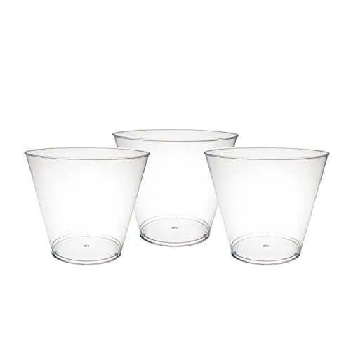 9oz Clear Plastic Cups (100ct)