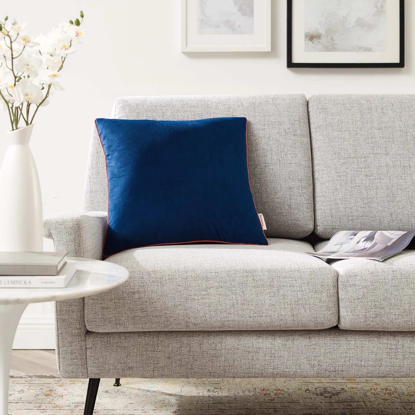 Accentuate 18" Performance Velvet Throw Pillow