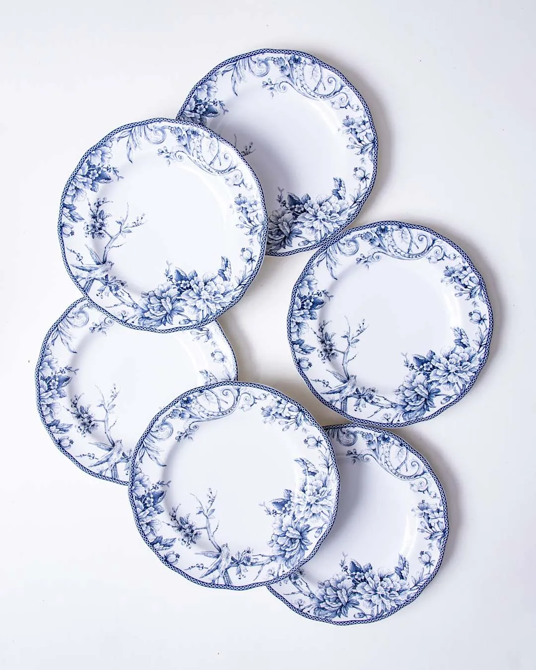 Adelaide Blue Dinner Plate - Set of 6