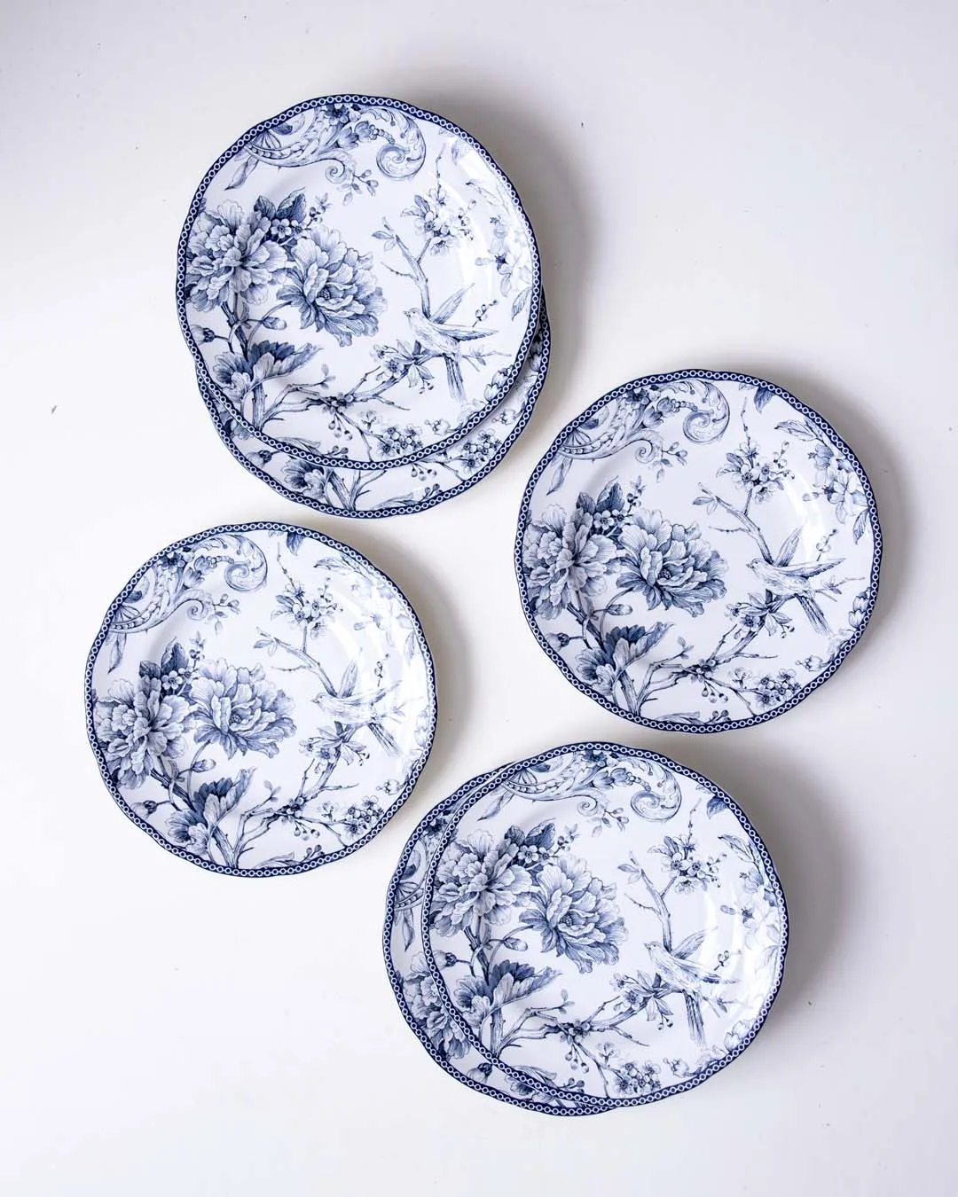 Adelaide Blue Salad Plate - Set of 6