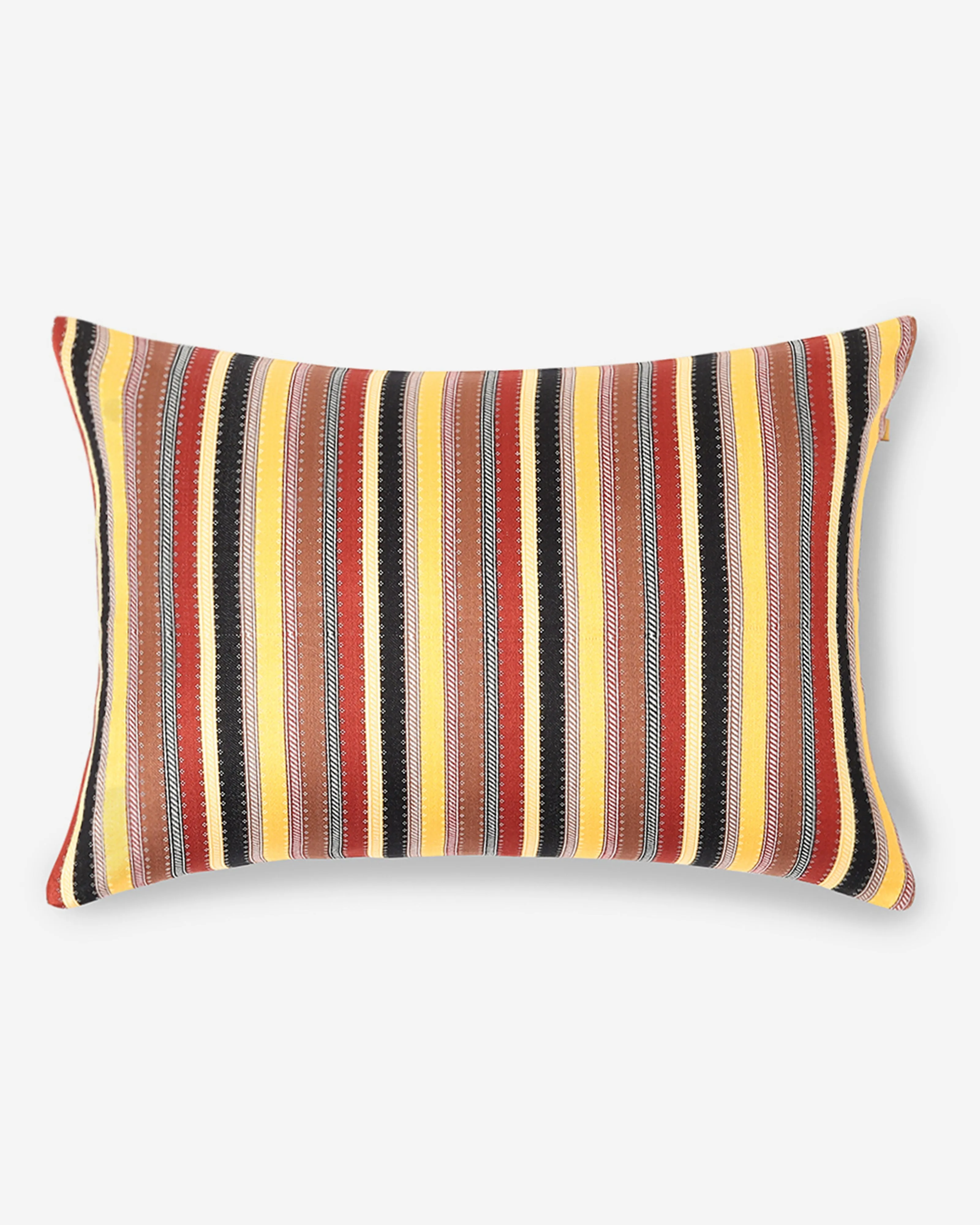 Amartya Weft Ikat Cotton Silk Cushion Cover