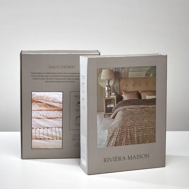 Bedding House Rivièra Maison Everlasting Cotton Natural Quilt Cover Set