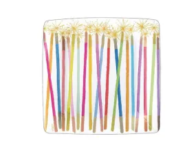 Candle Birthday Dessert Plate