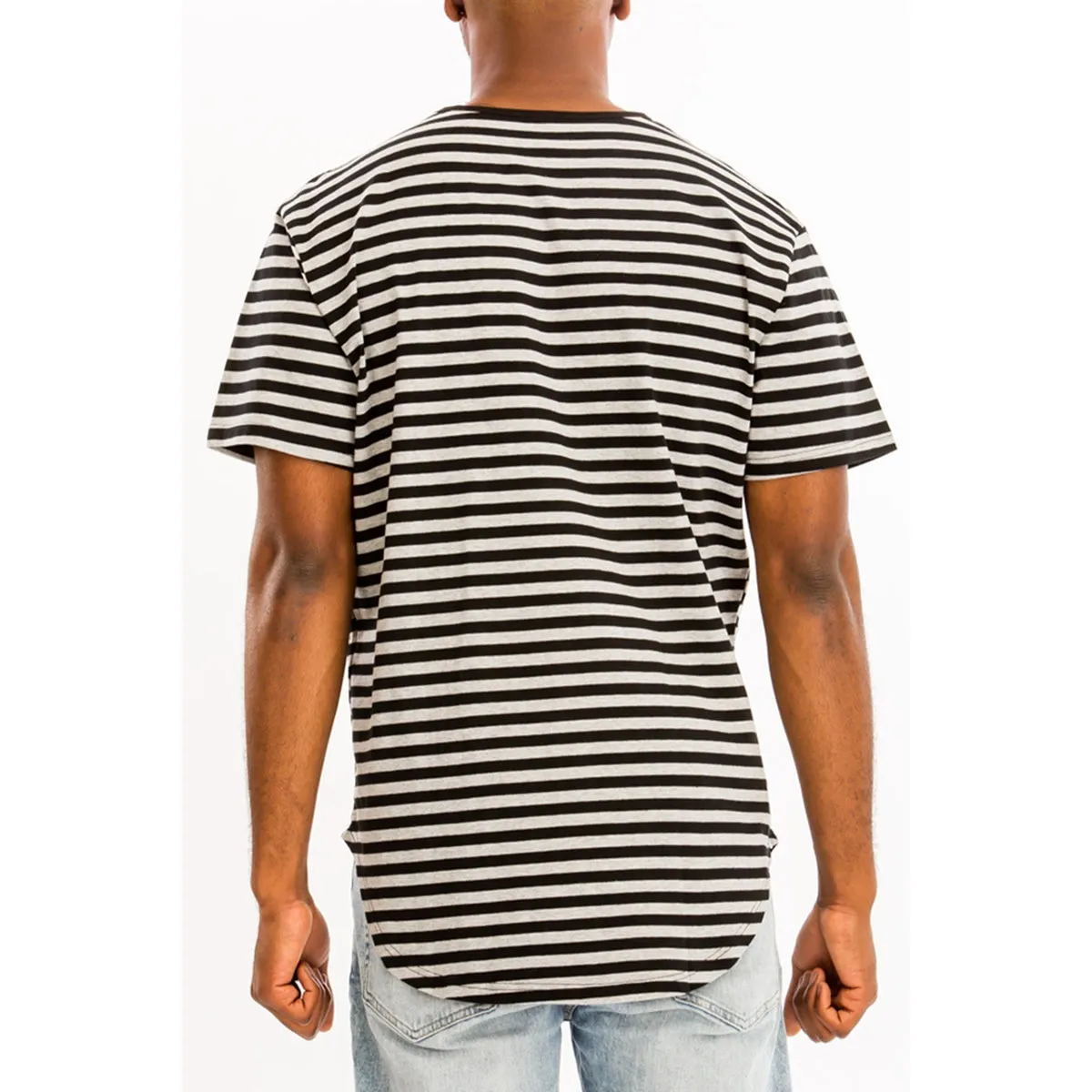 Edwin Black Striped Tee