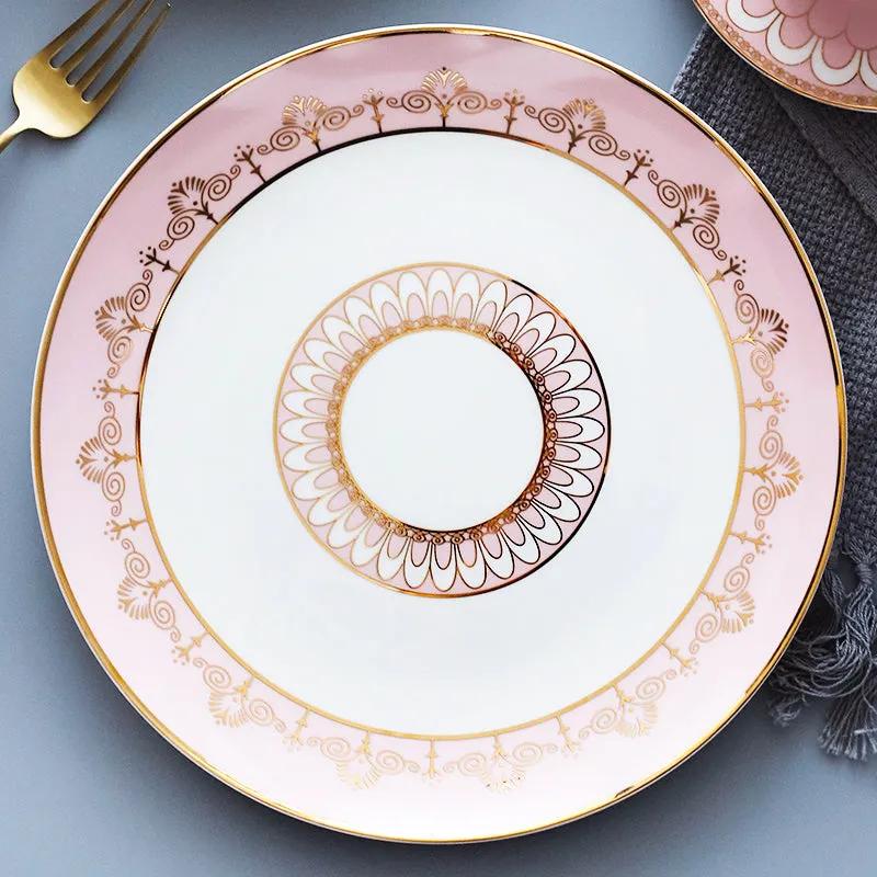 Gatsby Elegant Modern Dessert and Dinner Plates