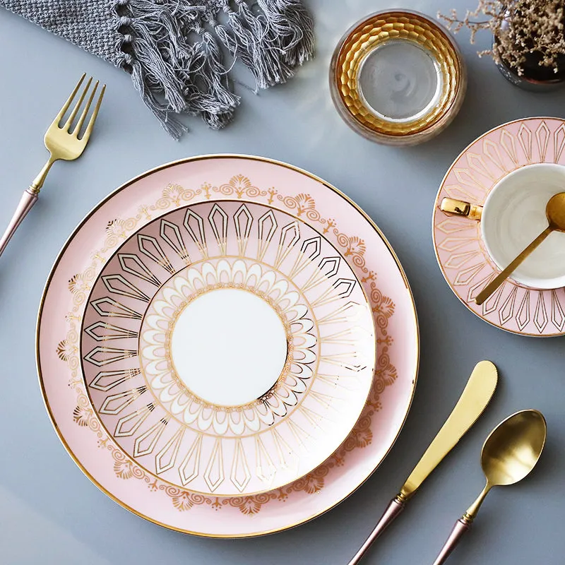 Gatsby Elegant Modern Dessert and Dinner Plates