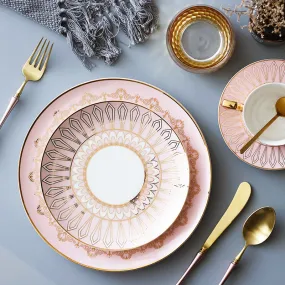 Gatsby Elegant Modern Dessert and Dinner Plates