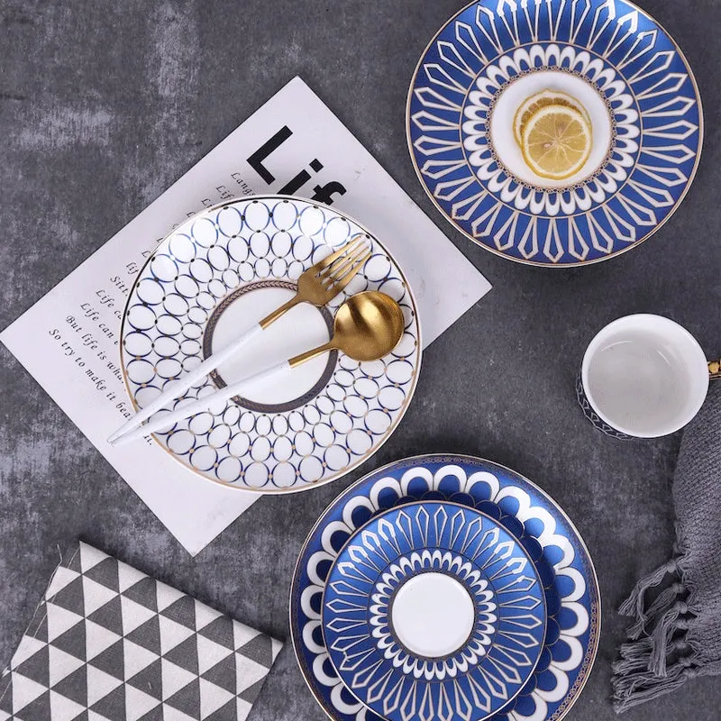 Gatsby Elegant Modern Dessert and Dinner Plates