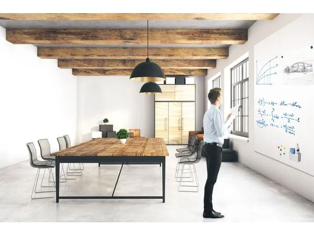 Legamaster wall-up whiteboard 200x59.5 cm