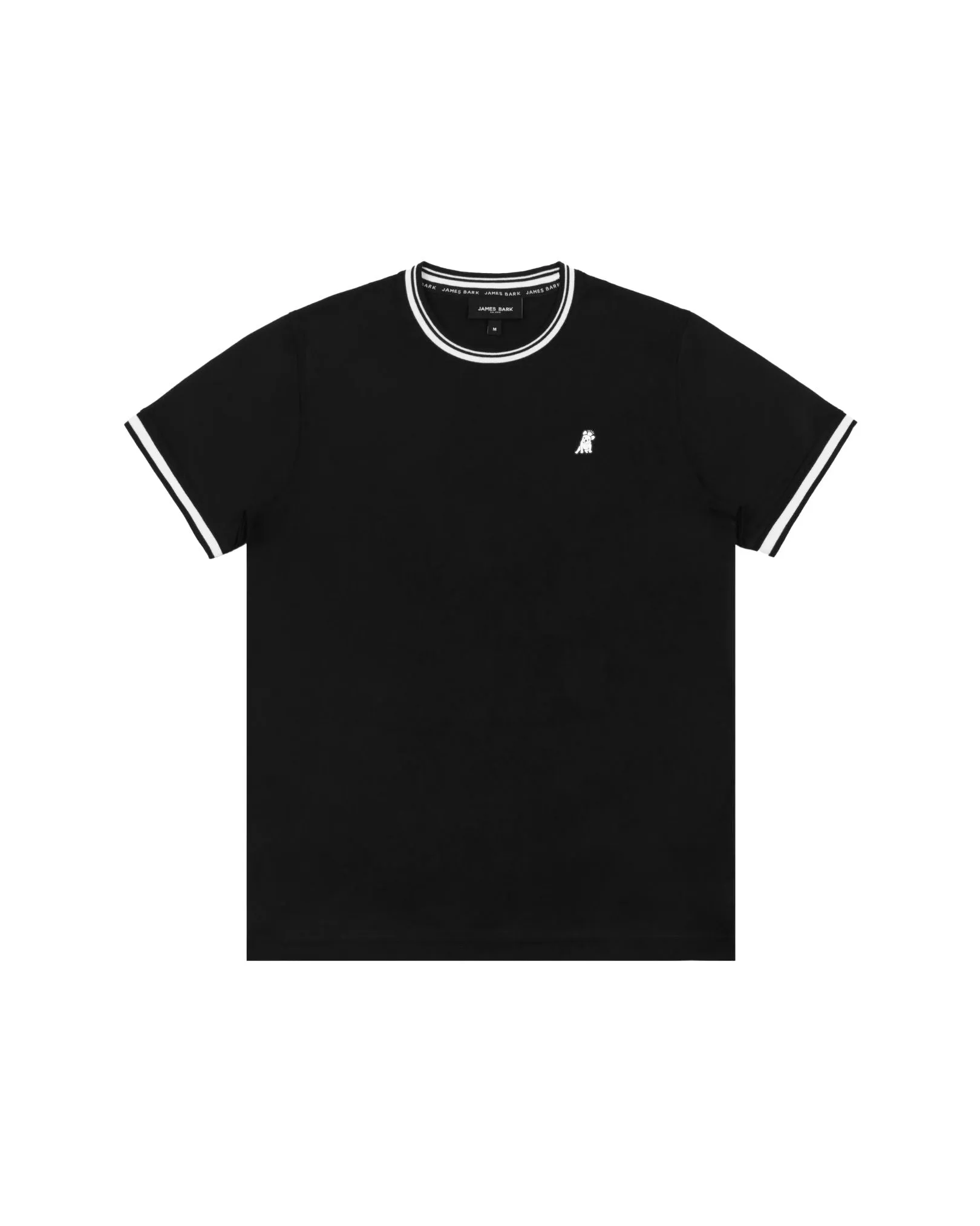 Men's Striped Jersey T-shirt - Black SV12
