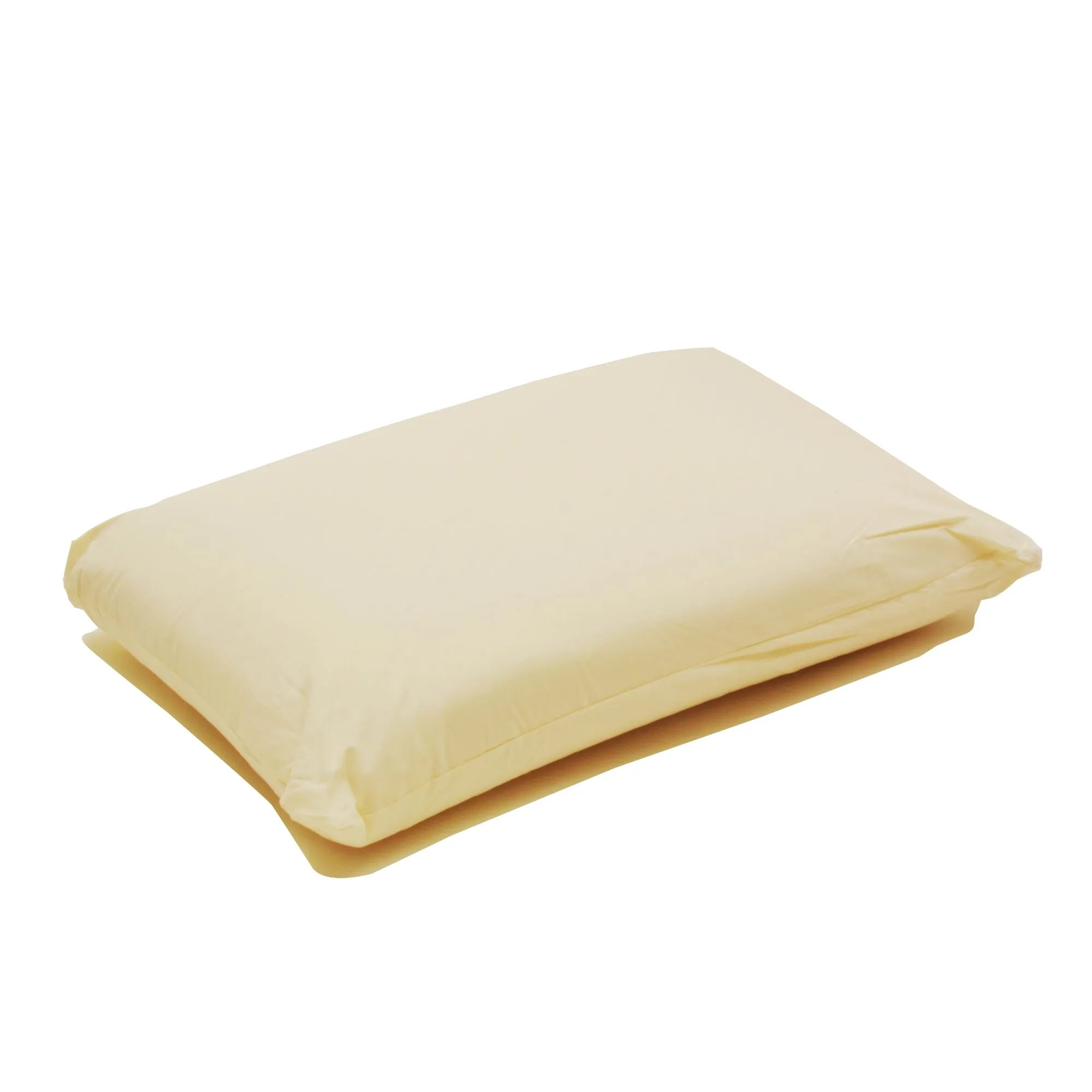 Premium Brazilian Natural Latex Classic Shape Cervical Pillow with 100% Percale Cotton Cover - FIRM