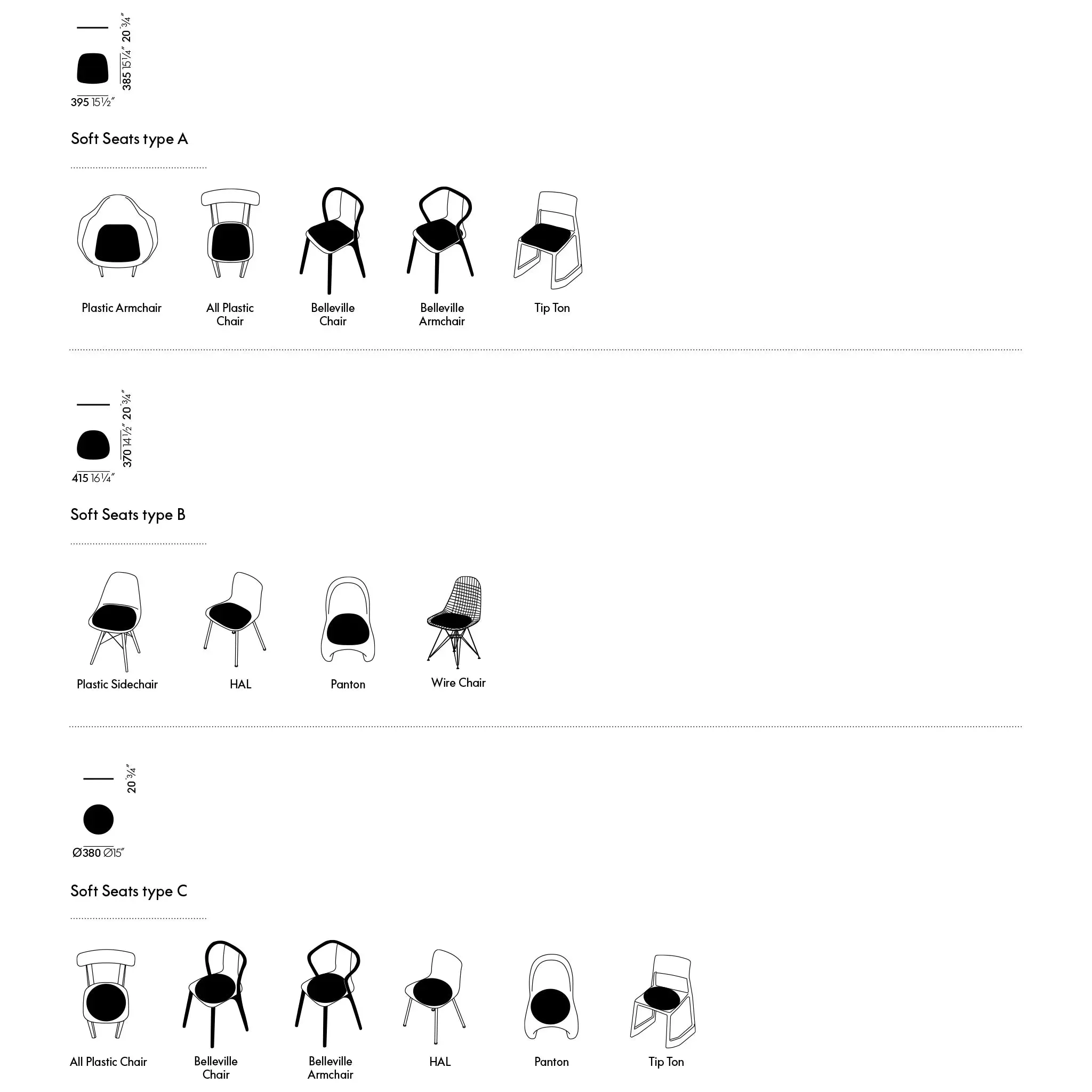 Soft Seats Indoor Cushions