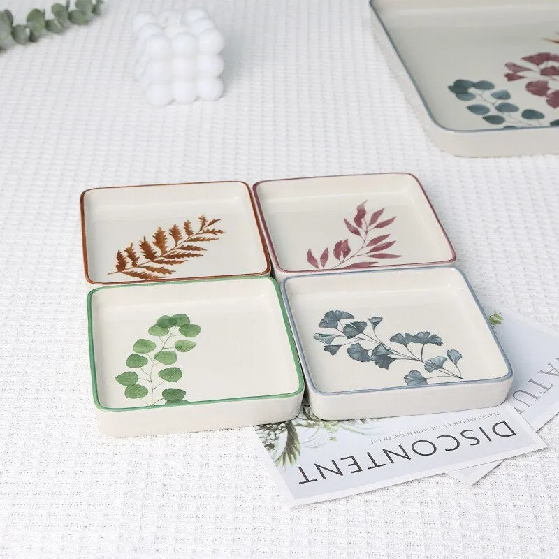 Square Shallow Plate - Ceramic