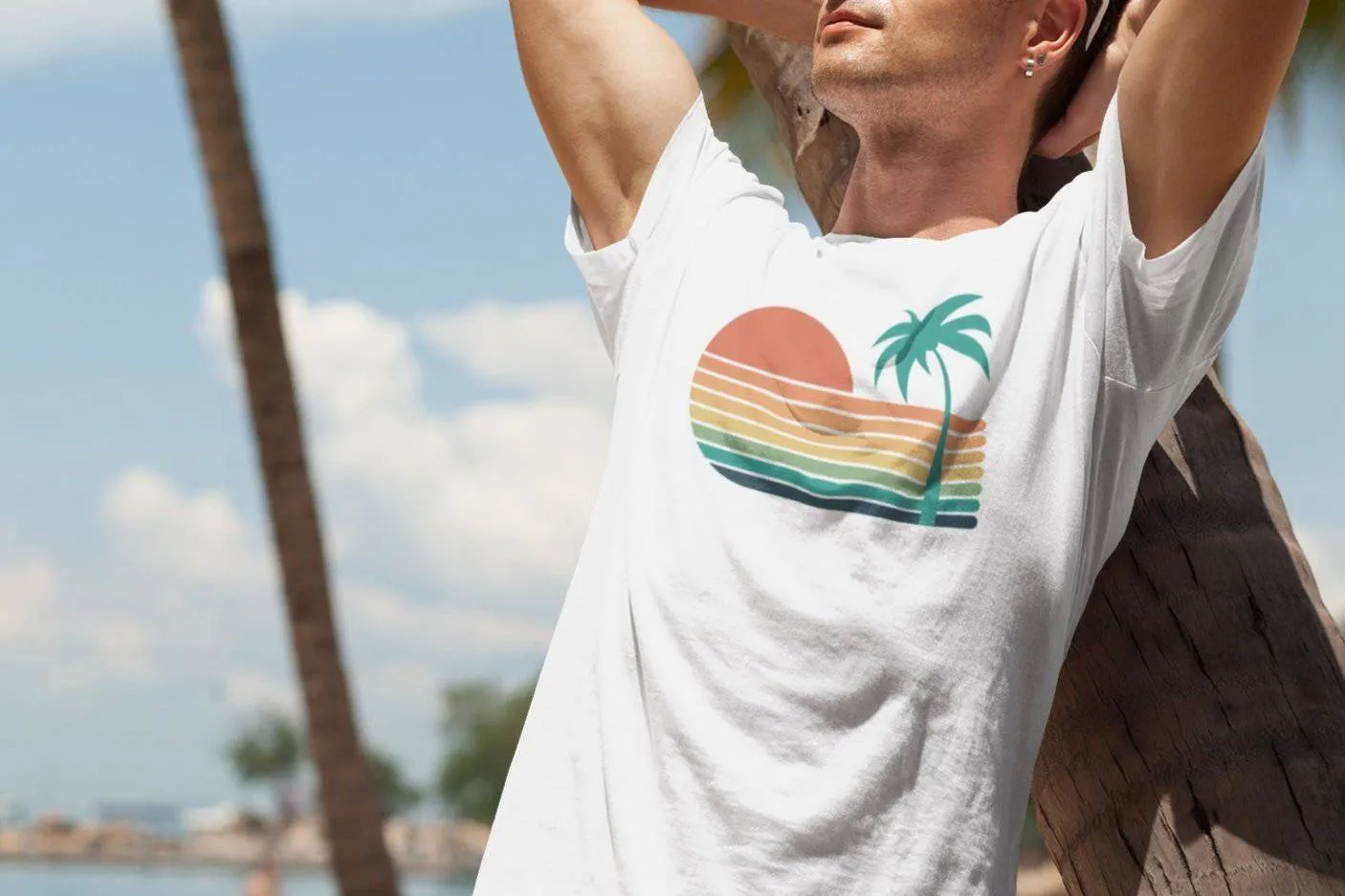 Sunset Strips – Organic Cotton Tee