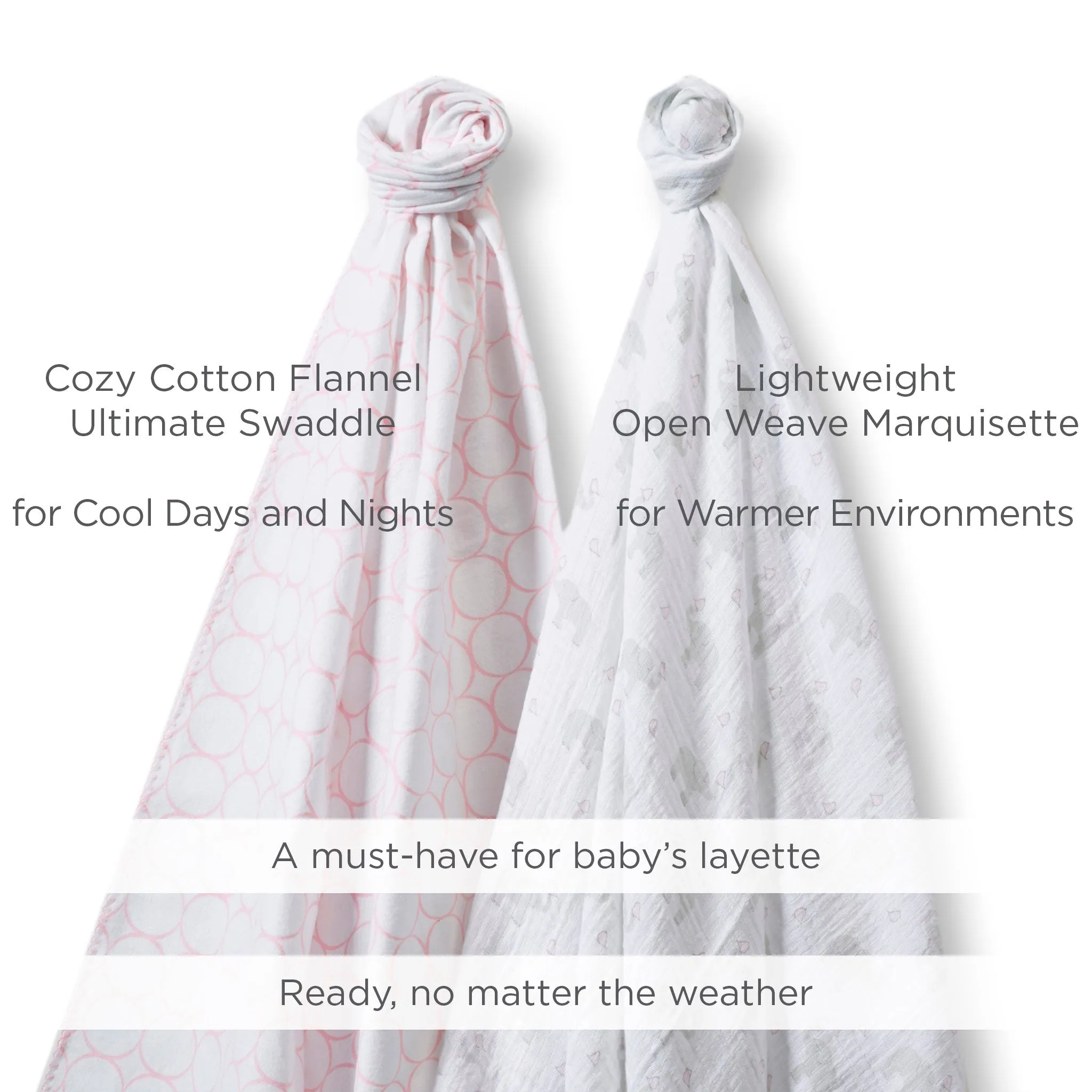 SwaddleDuo - Mama & Baby Chickies   Chevron, Pink
