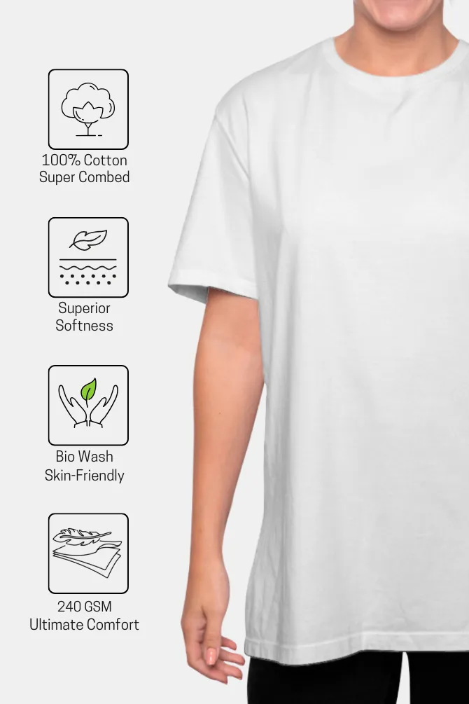 White Oversized T-shirt for women