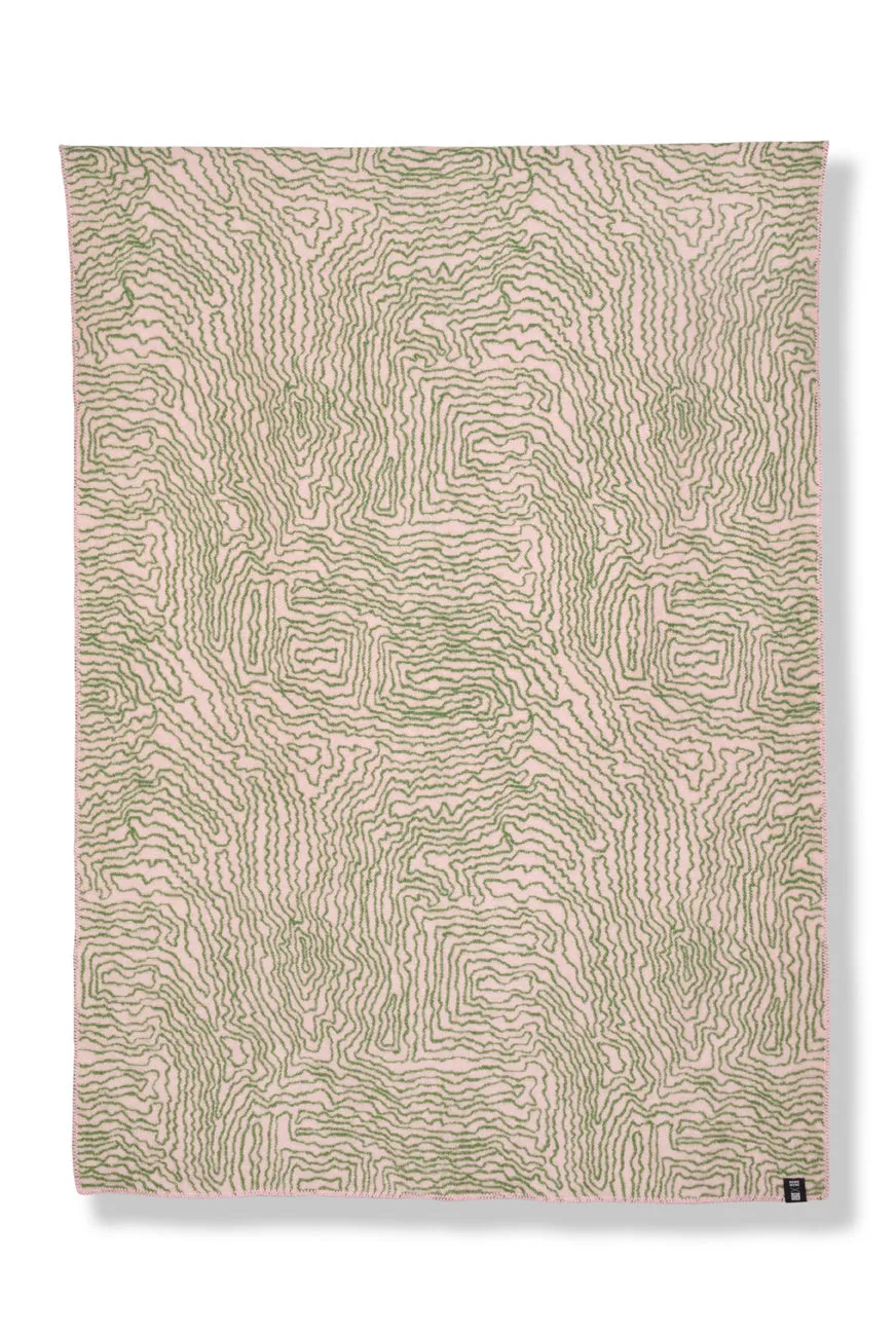 Wool Blanket "Earth" by Nathalie Du Pasquier & George Sowden